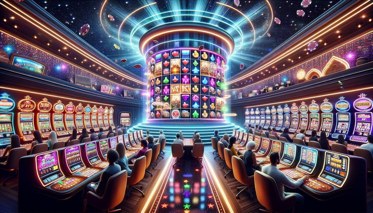 Antarmuka aplikasi mobile slot terbaru dengan menu permainan